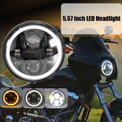5.75 5~3/4 Motorcycle Projector LED Light Headlight For Honda Shadow Spirit 750