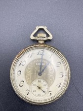 Elgin Pocket Watch 15 Jewels 14k Gold Filled 1933