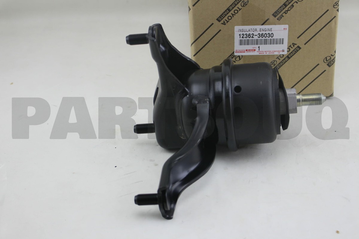 1236236030 Genuine Toyota INSULATOR, ENGINE MOUNTING, RH(FOR