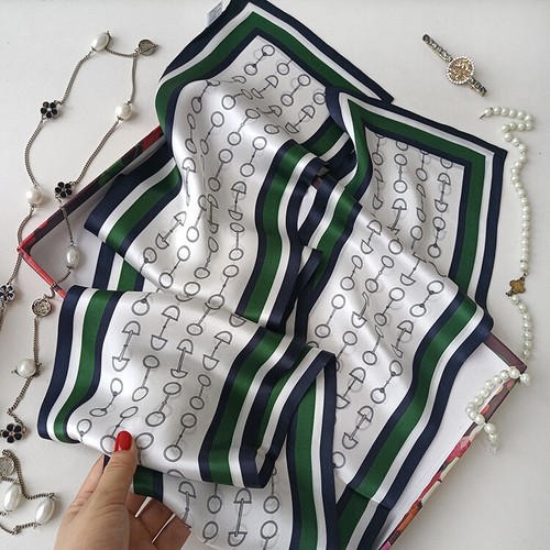 Dames écharpe de 100% soie,Foulard Soie Femme , 145 * 15 cm Ruban - Picture 45 of 71