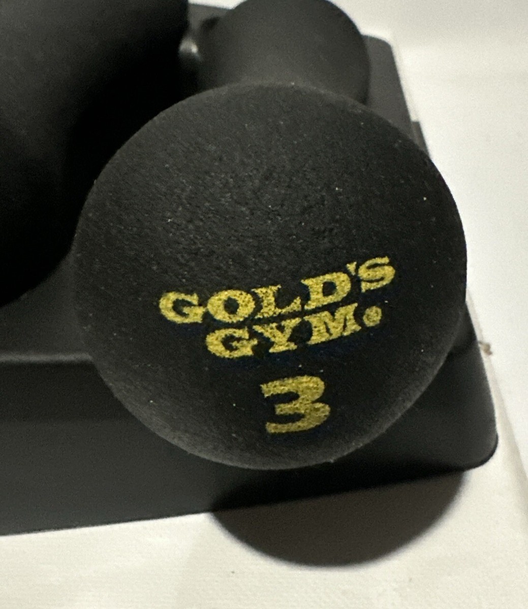 Gold's Gym WGGDBK12 Dumbbell Set with Storage Tray 5pc Hand