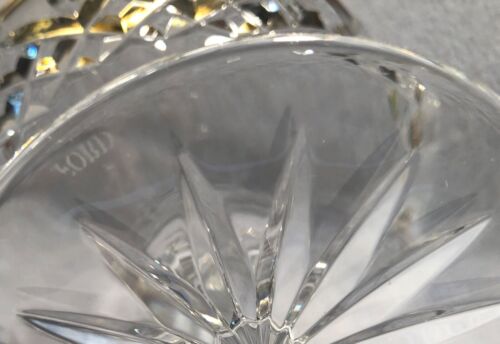 Waterford Crystal Lismore Footed Bowl 4 1/4" high x 5 1/4" wide Signed & Sticker - Picture 2 of 4