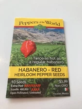 Habanero - Red Heirloom Pepper Seeds