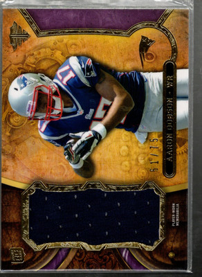 B2993- 2013 Triple Threads Jumbo Relics Lila #TTRJRAD2 Aaron Dobson Trikot / 75