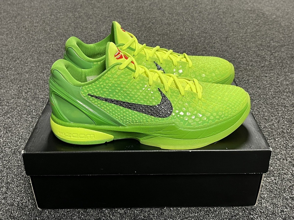 Nike Zoom Kobe 6 Protro Low Grinch (CW2190-300) Size 11