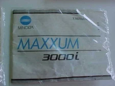Minolta Maxxum 3000i instructions