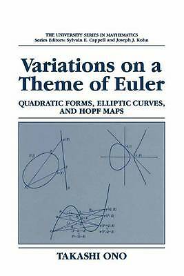 Variations on a Theme of Euler: Quadratic Forms, Elliptic Curves, and Hopf Maps