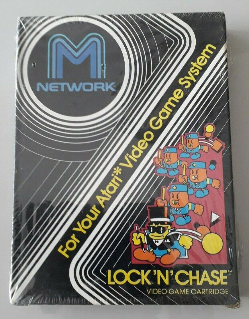 Jeu Atari 2600 LOCK'N'CHASE complet NTSC en boîte NEUF sous blister (n°3108S)