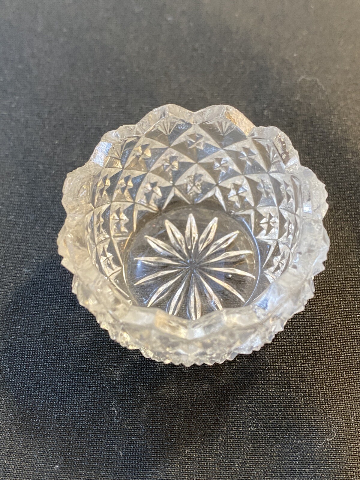 EAPG Westmoreland Specialty Co No. 300 (OMN) 1890 Open Salt Cellar Thumbelina