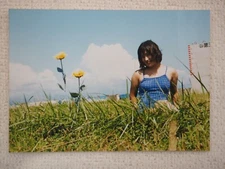 Vintage Photo1980-90s, Japanese swimsuit lady, 13755