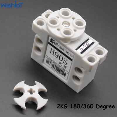 2KG Building Blocks Servo Motor 180° 360° for lagoeds Mixly Scratch Program DIY