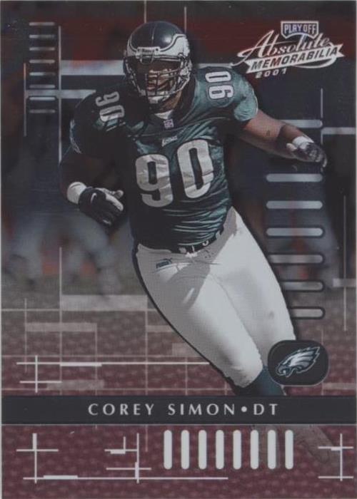 2001 Playoff Absolute Memorabilia Corey Simon #71 - 1 of 2