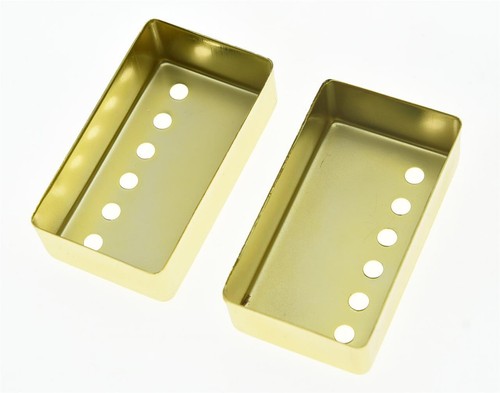 2pcs Gold LP Humbucker Guitar Pickup Cover 52mm Pole Spacing Covers for Les Paul - Picture 4 of 5