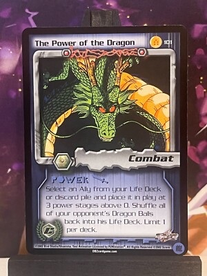 Dragon Ball Z CCG The Power of the Dragon 101 Cell Games Saga Limited Rare!