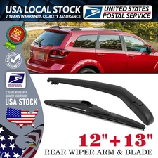Rear Wiper Maintenance 12''&13'' Arm Blade Set Easy Install OEM Quality Rubber