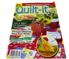 Quilt It Today Magazine 4May/June 2014 14 Sunny designs Memory Quilts