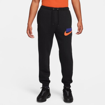Mens Nike Swoosh Athletic Chenille Futura Jogger Fleece Pants Sweatpants  New