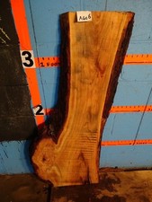 A606 1 3/4" THICK cherry burl live edge slab shelf end table bench