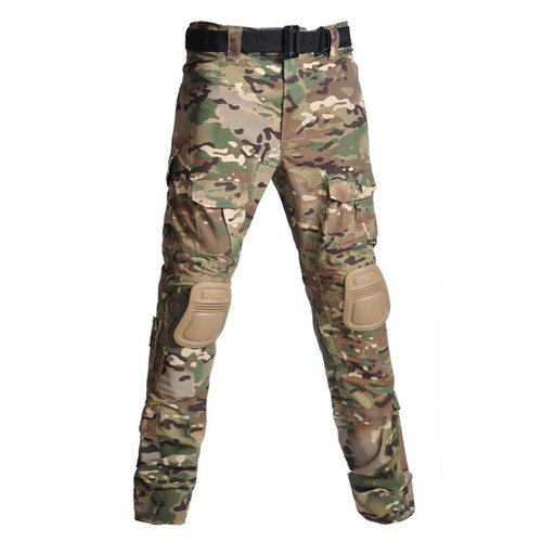 Men's Camouflage Tactical Pants with Knee Pads Camping Hiking Hunting Trousers* - Picture 18 of 26