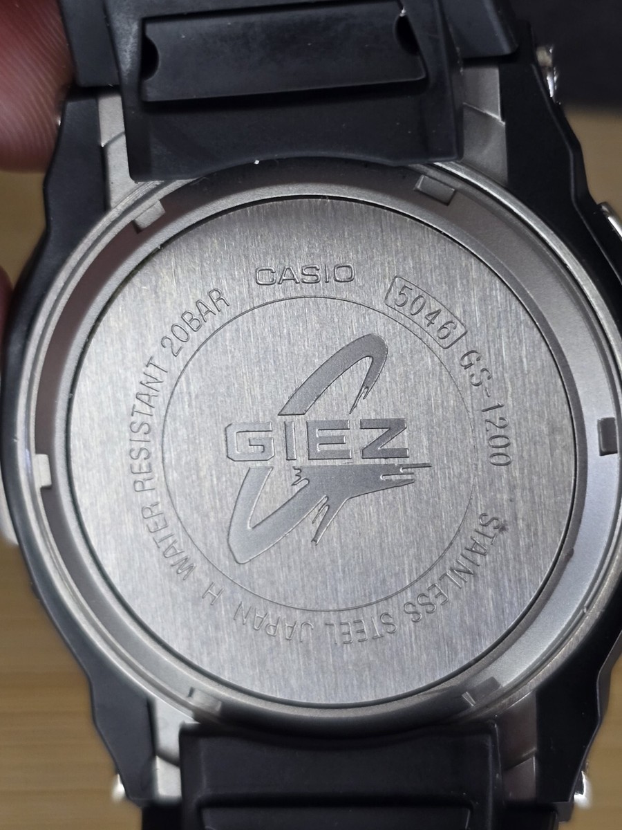 Casio G-shock GS-1200-1A GIEZ Analog (216 WITH ORIGINAL BOX