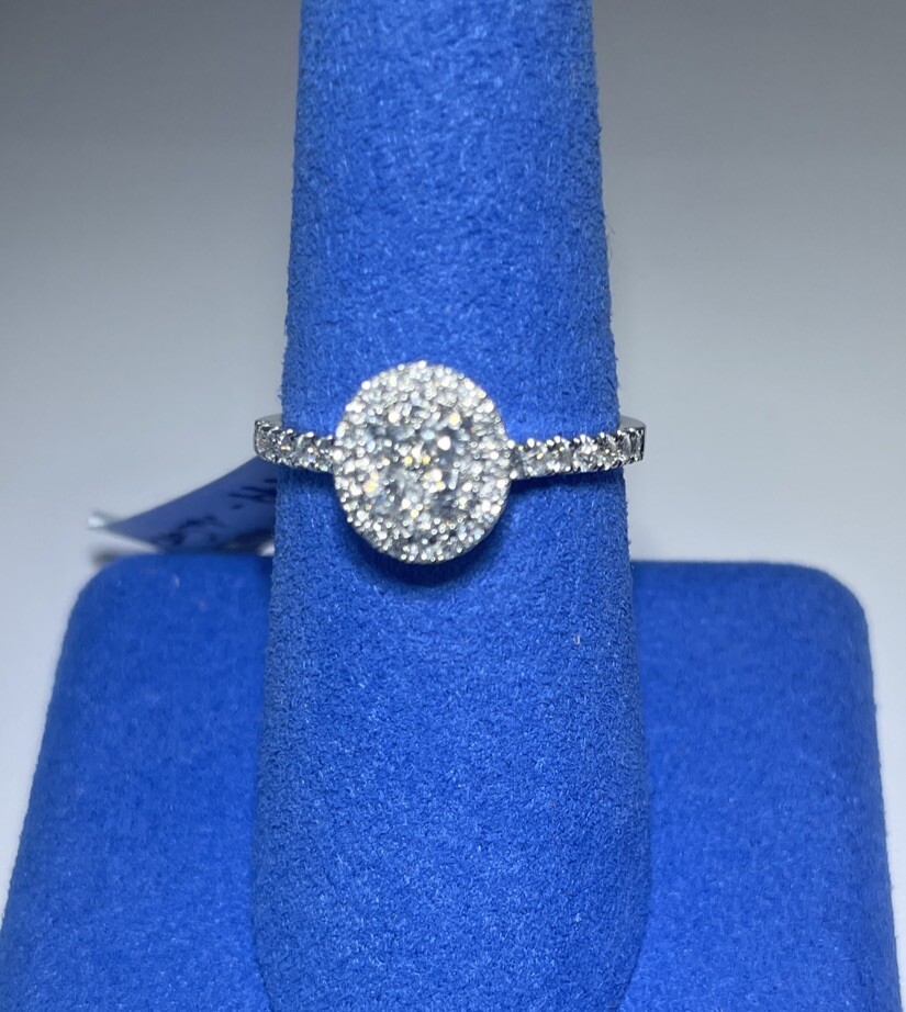 14k White Gold Carat Diamond Ring