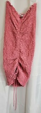PINK MINI DRESS - sz XS - TUBE DRESS STRAPLESS
