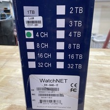 Watchnet 4 channel 1TB Digital Video Recorder EVI-0440-1T