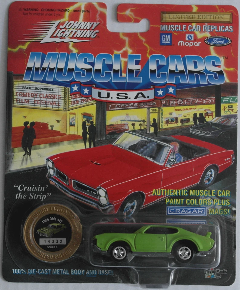 Johnny Lightning – ´69 Olds 442 grün Neu/OVP - Bild 1 von 1