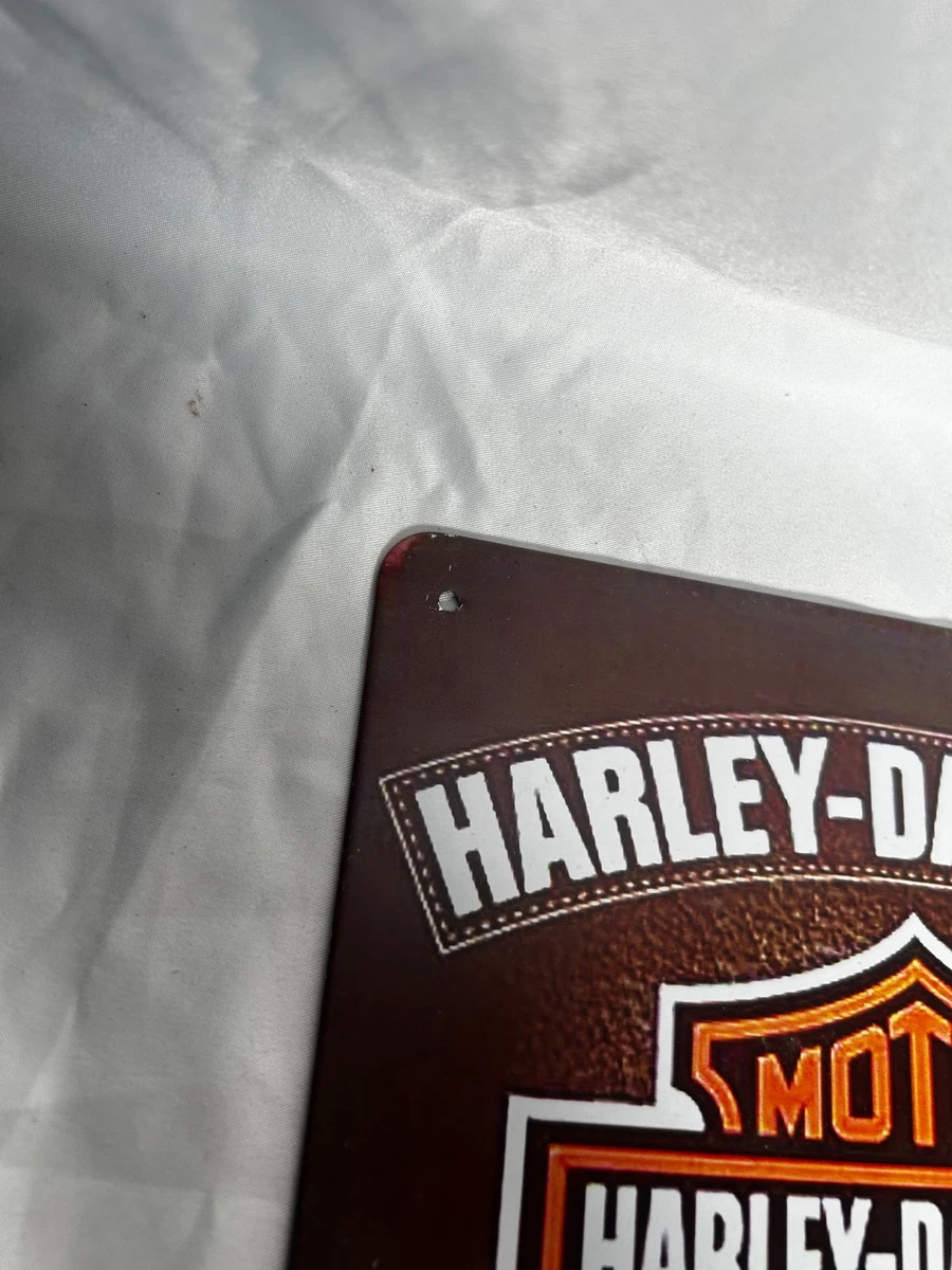 Harley-Davidson Metal Tin Sign - Classic Garage Wall Decor