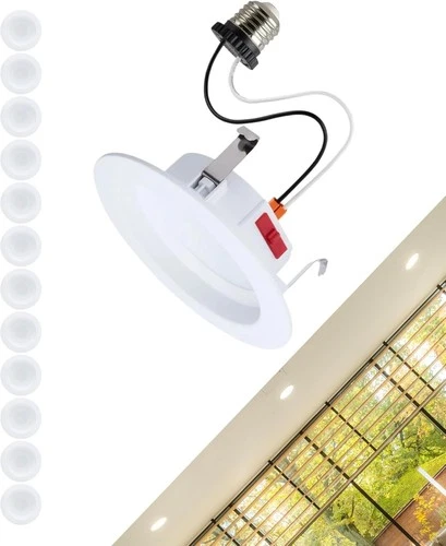 Satco S12604 - 10 Watt 5-6" LED Downlight Retrofit CCT Select (1, 2, 6 or 12 PK) - Picture 10 of 10