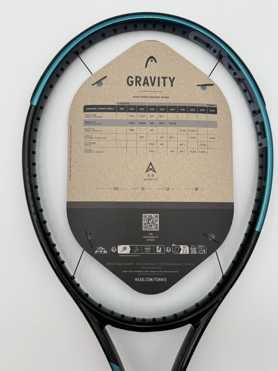 2025 Head Gravity MP XL 4 3/8 Grip Tennis Racket (New
