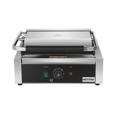 Contact Grill Ribbed Single 2.2kW Cooking Commercial Kitchen Cafe Restaurant ...