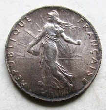 1918 FRANCE Silver 50 Centimes