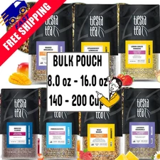 Tiesta Tea Premium Loose Leaf Blend Hot or Iced - 200 cups Resealable Bulk Pouch