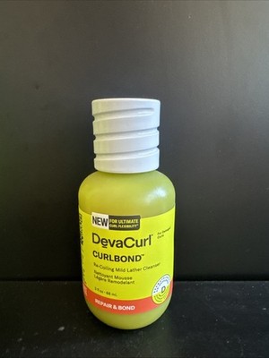 DevaCurl CurlBond Recoiling Cleanser Repair & Bond 3 fl oz Ultimate Curl Flex