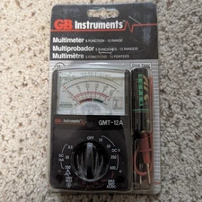 New GB Instruments GMT-12A Analog Multimeter 5-Function 12-Range NIB FactorySeal