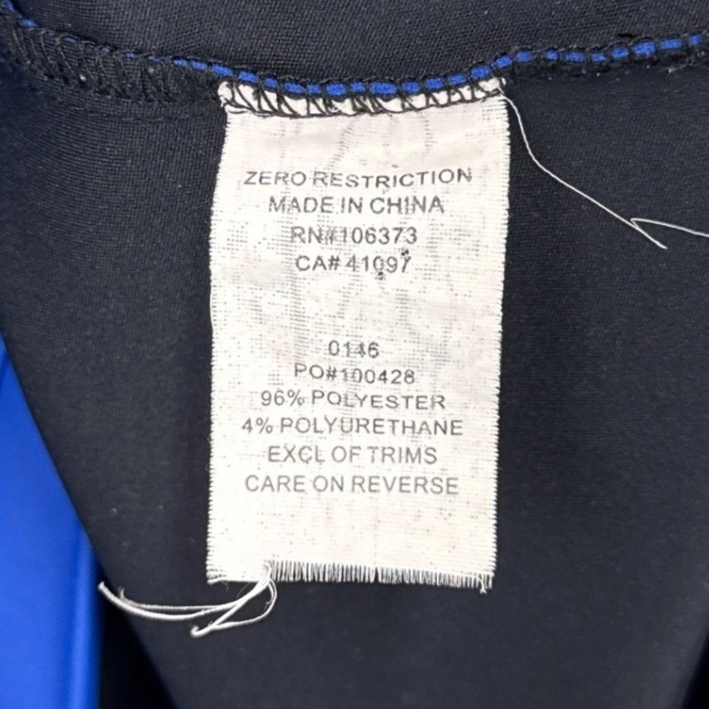 Zero Restriction Mens Quarter Zip Golf Pullover Blue Performance Jacket XXL 2XL - product detail image 8