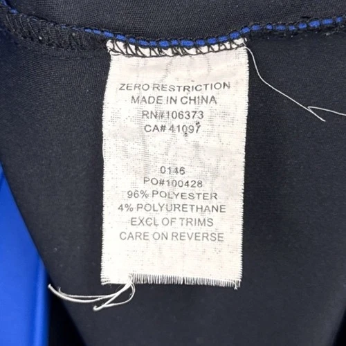 Zero Restriction Mens Quarter Zip Golf Pullover Blue Performance Jacket XXL 2XL image 8