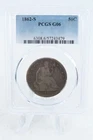 1862-S PCGS G06 Liberty Seated Half Dollar Business Strike 50C