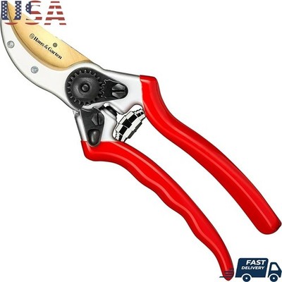 High Carbon Steel Pruning Shears Ergonomic Garden Clippers Rust Resistant Tools