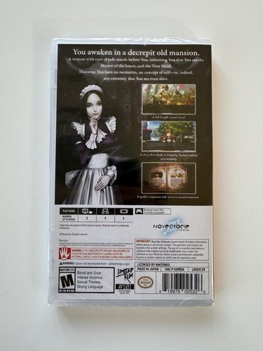 The House In Fata Morgana LRG Limited Run Nintendo Switch *Sealed* SHIPS IN BOX - Picture 3 of 3