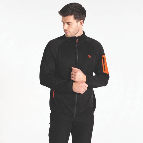 Dare Mens Work Fleece 2B Torrek Black Breathable Pockets 3X Large 27" Chest - Picture 3 of 6