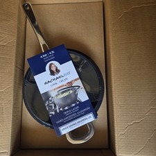 Rachael Ray Cook + Create Hard Anodized Nonstick Saucier with Lid 4.5 Quart