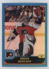 2001-02 Topps Chrome Refractor Brian Boucher #135 6m1
