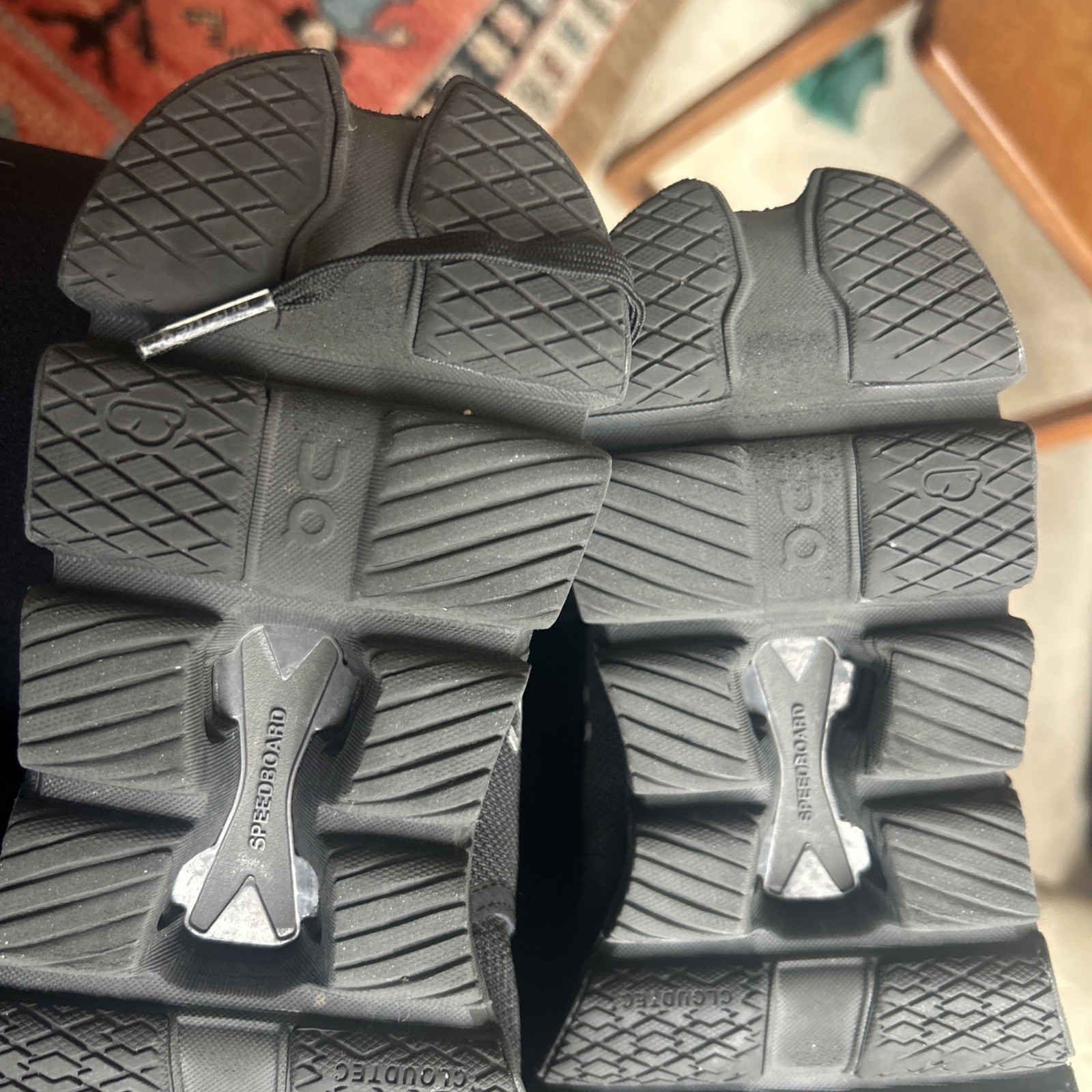 On Cloud (OC) X 4 Black/Eclipse Training Shoes, 9… - image 8