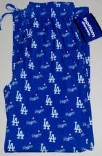 LOS ANGELES DODGERS MENS SLEEP LOUNGE PAJAMA PANT S M L XL 2X  NWT POLYESTER