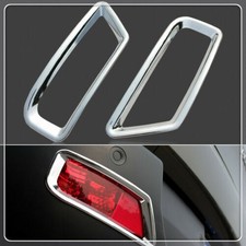 For Peugeot 3008 2013-2015 Abs Chrome Rear Fog Light Fog Lamp Cover Trim 2pcs