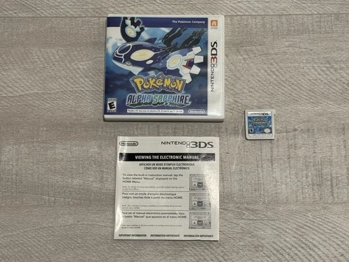 New ListingPokemon: Alpha Sapphire US Version + Original Box (Nintendo 3DS, 2014, NTSC-U/C)