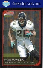2006 Bowman Chrome Jacksonville Jaguars #120 Fred Taylor