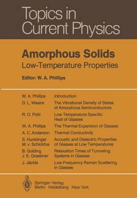 Amorphous Solids - 9783642815362